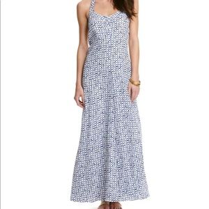 Vineyard Vines Beautiful 100% silk maxi dress